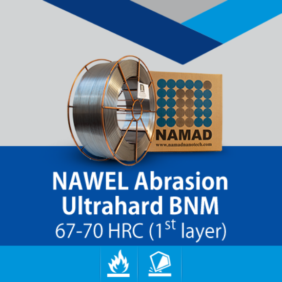 Picture of سیم جوش توپودری قطر1.6- NAWEL Abrasion Ultrahard BNM