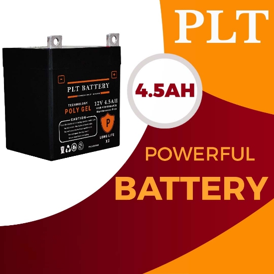 Изображение باتری 12 ولت، 4.5 آمپر PLT