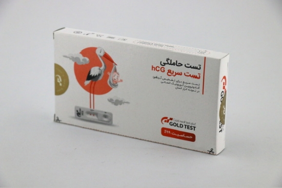 صورة تست سريع تشخيص بارداري(hCG) مدل كاستي/ادراري - داروخانه اي 