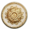 图片 دور لوستری پلی استایرن مدل R 08 COLOR3 GOLD