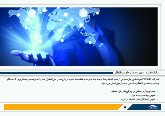 图片 ارائه نقشه راه ورود به بازارهای بین المللی